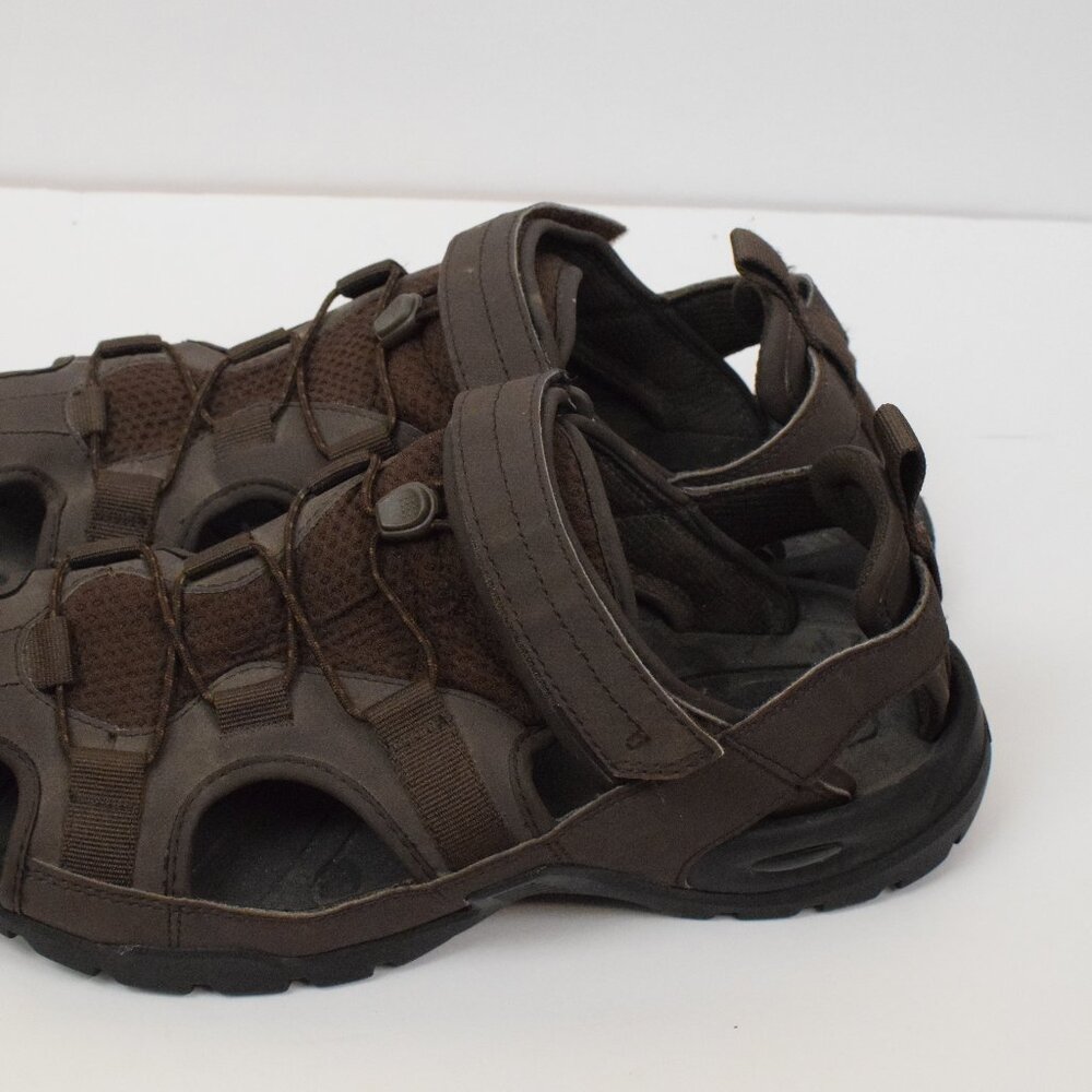 Teva Mens Outdoor Fisherman Brown Athletic Hiking Camping Sport Sandals 1016308 - Picture 4 of 9